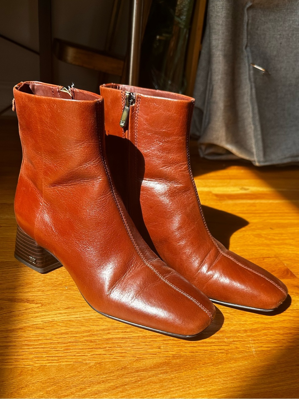 Sam Edelman Paige Ankle Bootie in Spiced Pecan